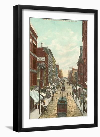 Main Street, Kansas City, Missouri-null-Framed Art Print