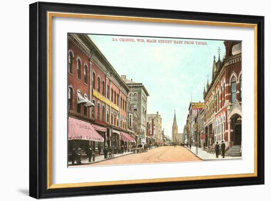 Main Street, La Crosse, Wisconsin-null-Framed Art Print