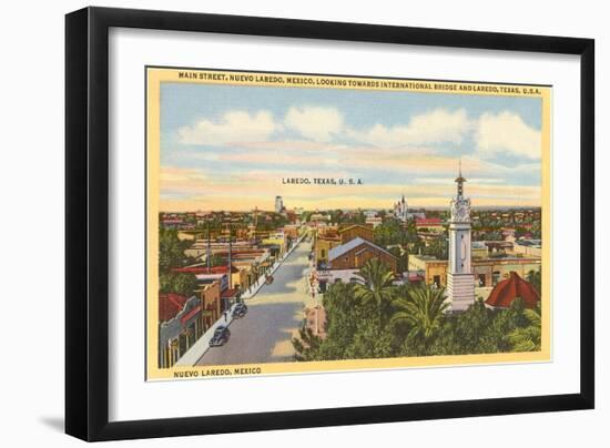 Main Street, Laredo, Texas-null-Framed Art Print