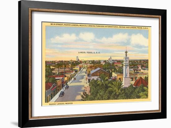 Main Street, Laredo, Texas-null-Framed Art Print