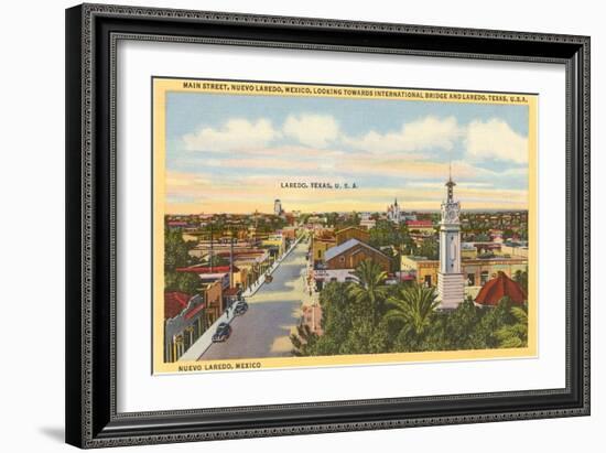 Main Street, Laredo, Texas-null-Framed Art Print