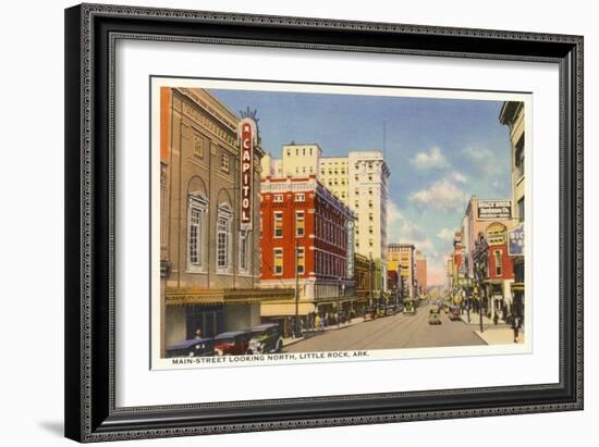 Main Street, Little Rock-null-Framed Art Print