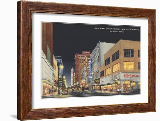 Main Street, Memphis, Tennessee-null-Framed Art Print