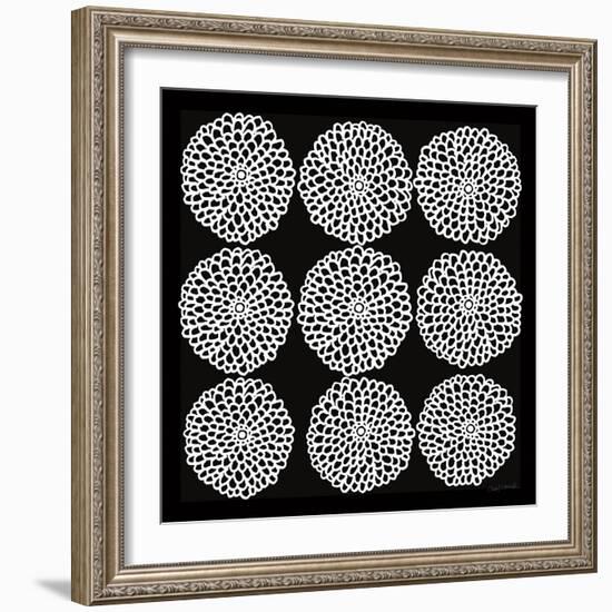 Main Street Mumsy Monochrome-Cheryl Warrick-Framed Art Print