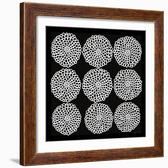 Main Street Mumsy Monochrome-Cheryl Warrick-Framed Art Print