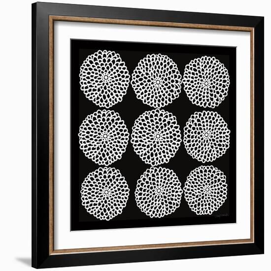 Main Street Mumsy Monochrome-Cheryl Warrick-Framed Art Print