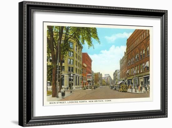 Main Street, New Britain, Connecticut-null-Framed Art Print