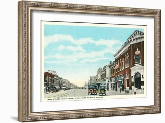 Main Street, Newton-null-Framed Art Print