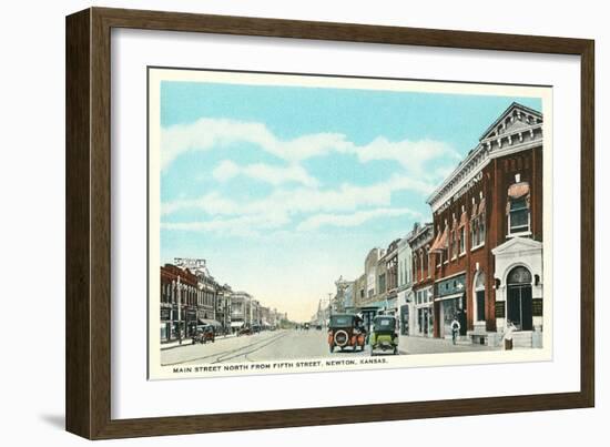 Main Street, Newton-null-Framed Art Print