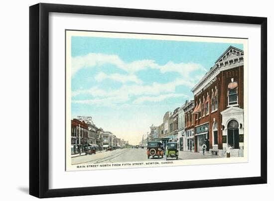 Main Street, Newton-null-Framed Art Print