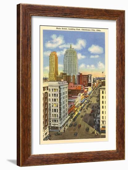 Main Street, Oklahoma City, Oklahoma-null-Framed Art Print