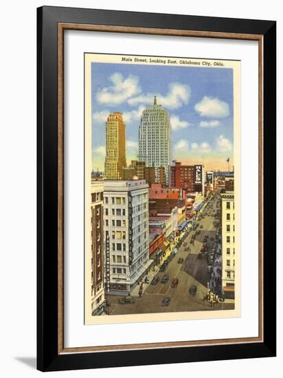 Main Street, Oklahoma City, Oklahoma-null-Framed Art Print