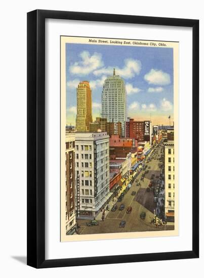 Main Street, Oklahoma City, Oklahoma-null-Framed Art Print