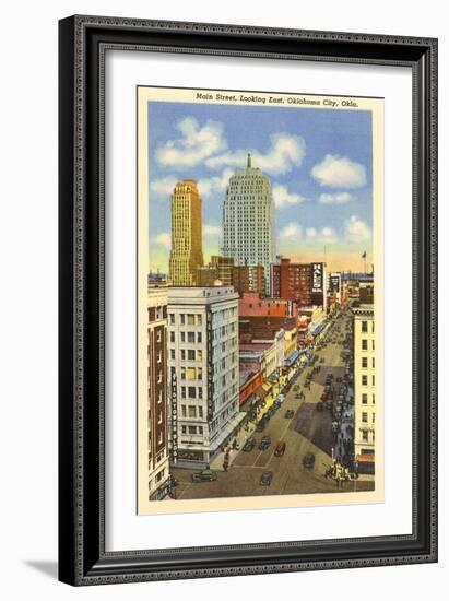 Main Street, Oklahoma City, Oklahoma-null-Framed Art Print