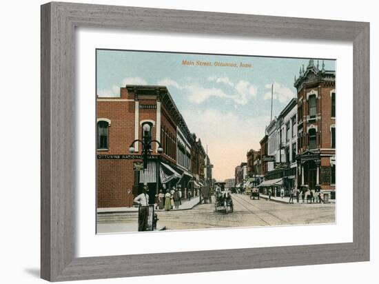 Main Street, Ottumwa, Iowa-null-Framed Art Print