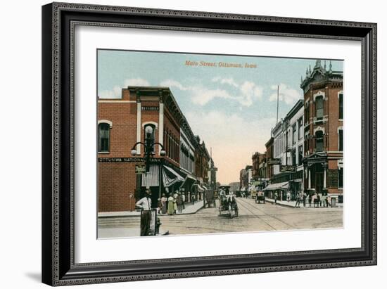 Main Street, Ottumwa, Iowa-null-Framed Art Print