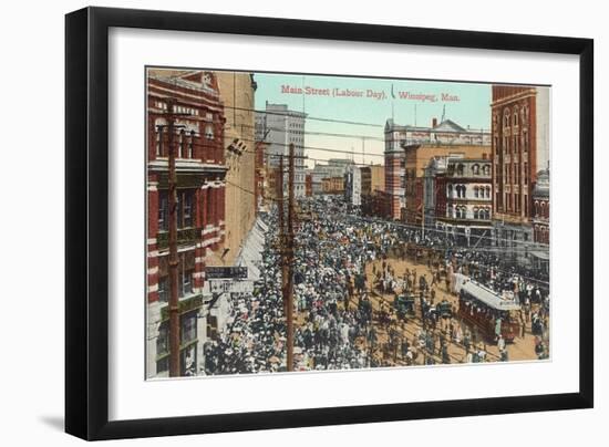 Main Street Parade, Winnipeg, Manitoba-null-Framed Art Print