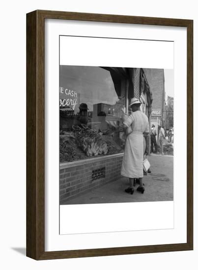 Main Street, Pittsboro, North Carolina-Dorothea Lange-Framed Art Print