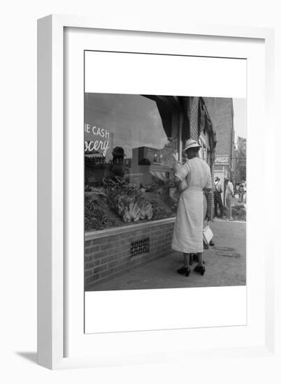 Main Street, Pittsboro, North Carolina-Dorothea Lange-Framed Art Print