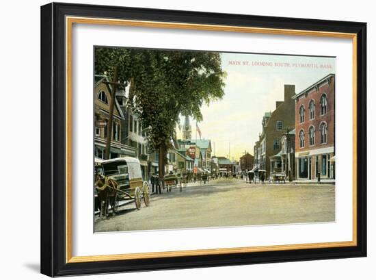 Main Street, Plymouth-null-Framed Art Print