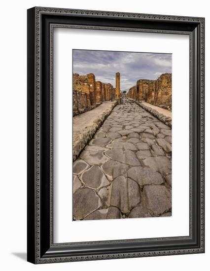 Main Street, Pompeii, Italy-John Ford-Framed Photographic Print