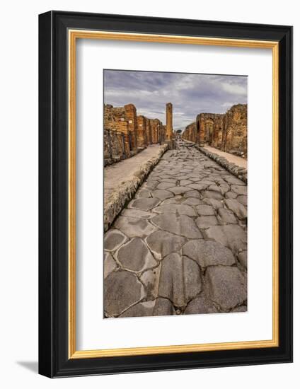 Main Street, Pompeii, Italy-John Ford-Framed Photographic Print