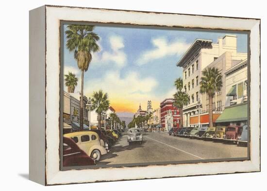 Main Street, Riverside, California-null-Framed Stretched Canvas