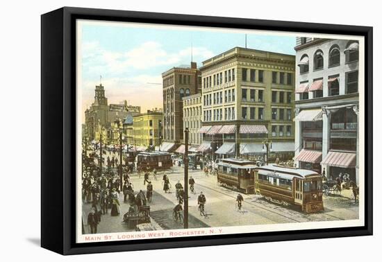 Main Street, Rochester, New York-null-Framed Stretched Canvas