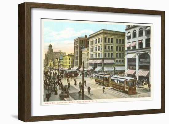 Main Street, Rochester, New York-null-Framed Art Print
