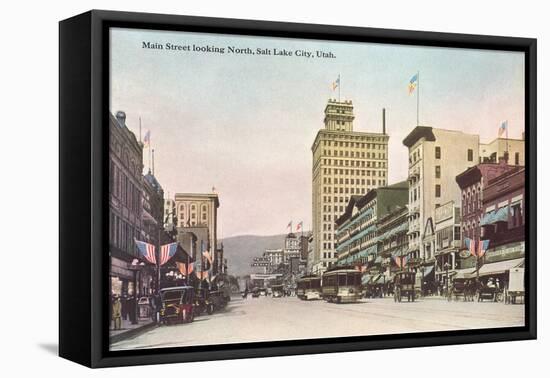 Main Street, Salt Lake City, Utah-null-Framed Stretched Canvas