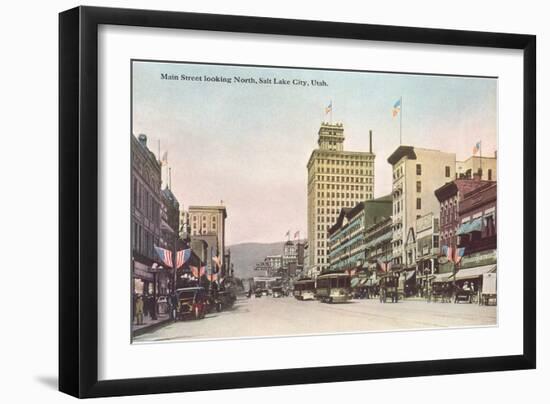 Main Street, Salt Lake City, Utah-null-Framed Art Print