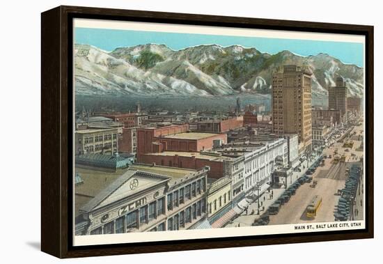 Main Street, Salt Lake City, Utah-null-Framed Stretched Canvas