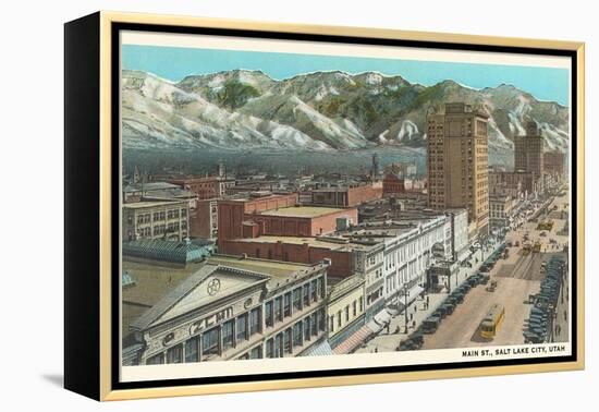 Main Street, Salt Lake City, Utah-null-Framed Stretched Canvas