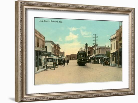 Main Street, Sanford, Florida-null-Framed Art Print