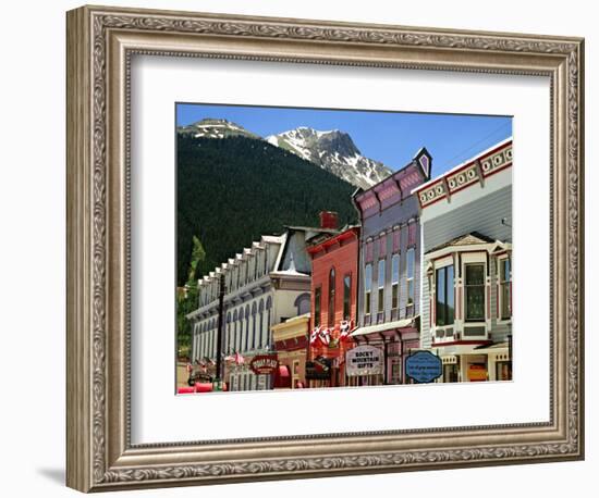 Main Street, Silverton, Colorado-George Oze-Framed Photographic Print