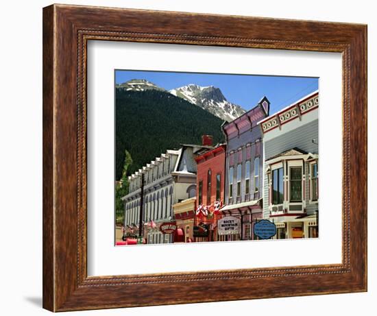 Main Street, Silverton, Colorado-George Oze-Framed Photographic Print