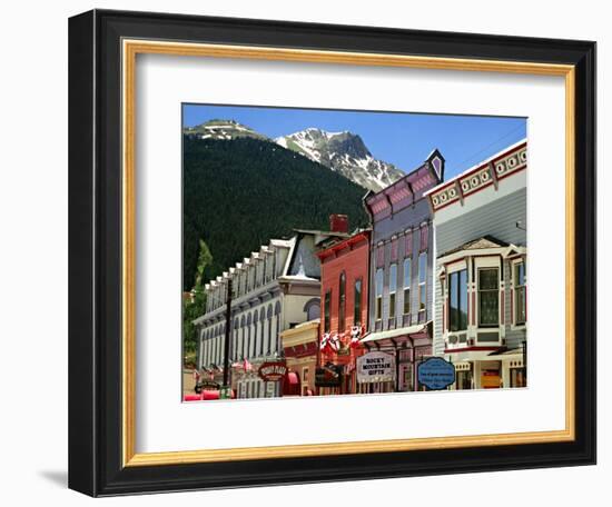 Main Street, Silverton, Colorado-George Oze-Framed Photographic Print