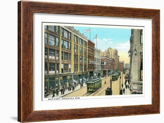 Main Street, Springfield-null-Framed Art Print