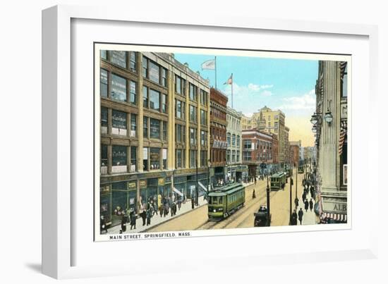 Main Street, Springfield-null-Framed Art Print