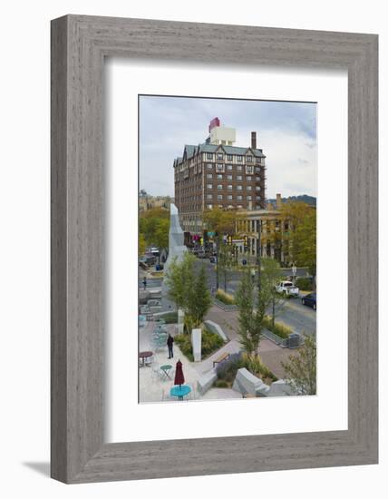 Main Street Square, Fort Hays, Rapid City, South Dakota, USA-Walter Bibikow-Framed Photographic Print