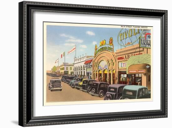 Main Street, Tijuana, Mexico-null-Framed Art Print