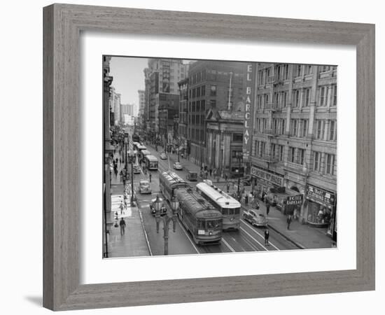 Main Street Traffic-Loomis Dean-Framed Photographic Print