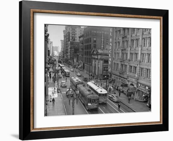 Main Street Traffic-Loomis Dean-Framed Photographic Print