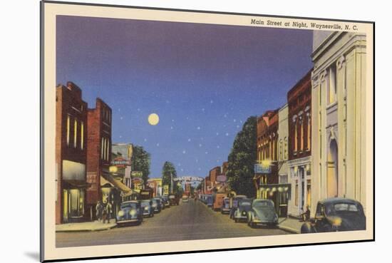 Main Street, Waynesville-null-Mounted Art Print