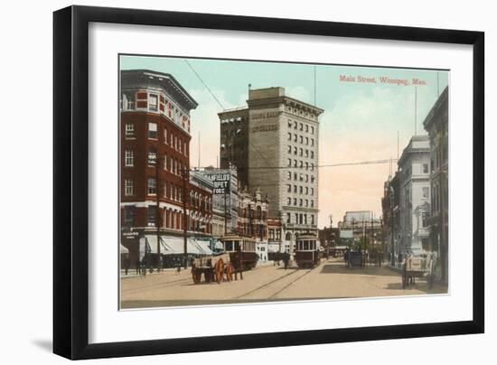 Main Street, Winnipeg, Manitoba-null-Framed Art Print