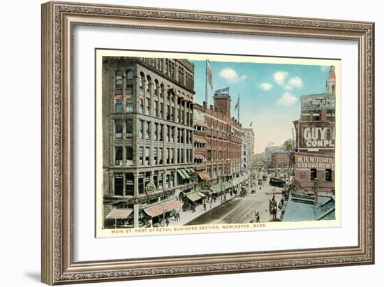 Main Street, Worcester-null-Framed Art Print