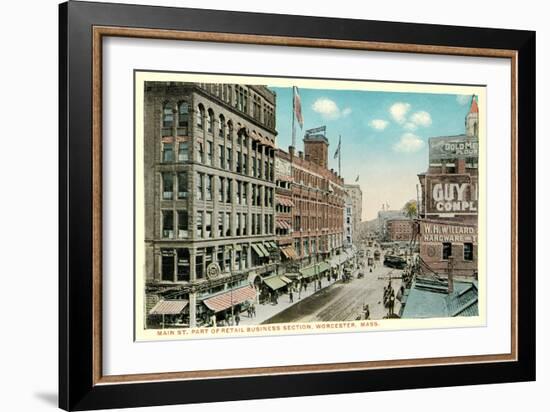 Main Street, Worcester-null-Framed Art Print