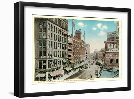 Main Street, Worcester-null-Framed Art Print