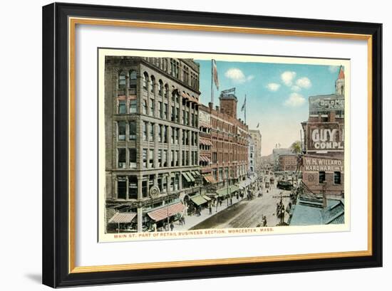 Main Street, Worcester-null-Framed Art Print