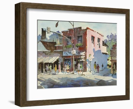 Main Street-LaVere Hutchings-Framed Giclee Print